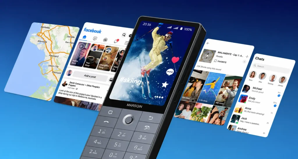 Duoqin F25 Pro – Android 14 Smart Touchscreen Phone